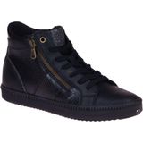 Geox - BLOMIEE - High Top Sneaker - Zwart - Reptielenreliëf