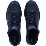 Geox - BLOMIEE - High Top Sneaker - Zwart - Reptielenreliëf