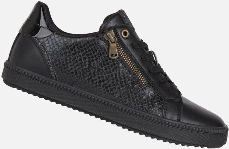 Geox - D Blomiee C - Damessneakers - Zwart