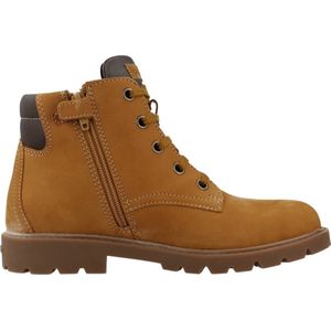 GEOX - Shaylax - Veterboots - Donkergeel - Leer