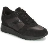 Geox - D Tabelya A - Sneakers - Nero Black - Ademend - Verstelbare Pasvorm