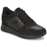Geox - D Tabelya A - Sneakers - Nero Black - Ademend - Verstelbare Pasvorm