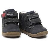 Leren sneakers met klittenband, eerste stapjes, Macchia GEOX. Leer materiaal. Maten 19. Blauw kleur