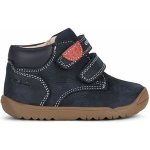 Leren sneakers met klittenband, eerste stapjes, Macchia GEOX. Leer materiaal. Maten 19. Blauw kleur