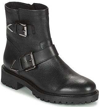 Geox - HOARA - Enkellaarsjes - Zwart