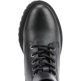 Geox - Lace-up Enkellaarsjes - Zwart - Leer
