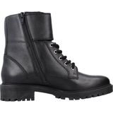 Geox - Lace-up Enkellaarsjes - Zwart - Leer