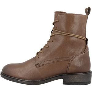 Ademende leren boots met veters Catria GEOX. Leer materiaal. Maten 37. Kastanje kleur