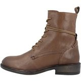 Geox - Catria - Leren Enkellaarsjes - Bruin