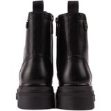 Geox - D CATRIA - Enkellaarsjes - Zwart - Leer