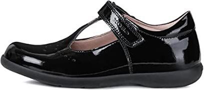 Geox - Ballerina's - Zwart - Leer - Antibacteriële Binnenzool