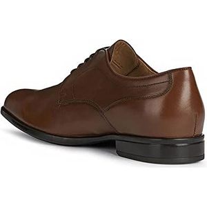 GEOX - IACOPO - Veterschoenen - COGNAC - Leer