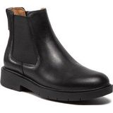 Geox - SPHERICA EC1 - Chelsea Boots - Zwart - LWG Leer - Blokhak