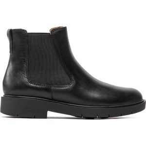 Geox - SPHERICA EC1 - Chelsea Boots - Zwart - LWG Leer - Blokhak