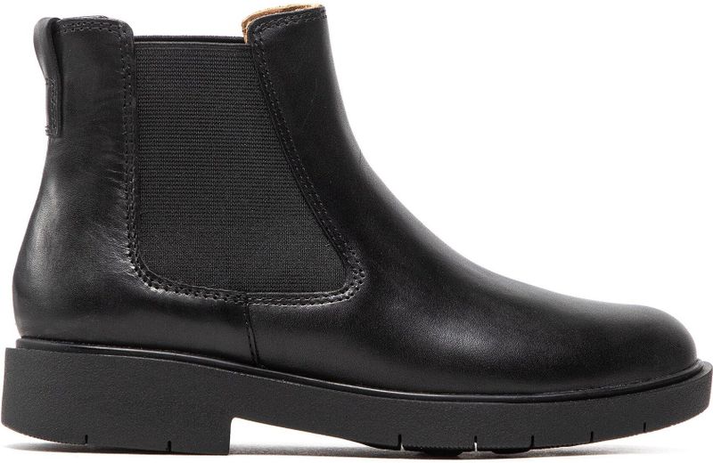 Geox - SPHERICA EC1 - Chelsea Boots - Zwart - LWG Leer - Blokhak