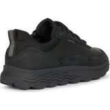 Geox - SPHERICA - Sneakers - Zwart - Textiel/Synthetisch - Dempende Zool