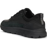 Geox - SPHERICA - Sneakers - Zwart - Textiel/Synthetisch - Dempende Zool