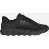 Geox - SPHERICA - Sneakers - Zwart - Textiel/Synthetisch - Dempende Zool