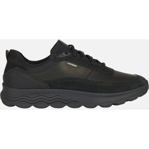 Geox - SPHERICA - Sneakers - Zwart - Textiel/Synthetisch - Dempende Zool