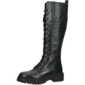 Geox Dames D Iridea Knee High Boot, zwart, 36 EU