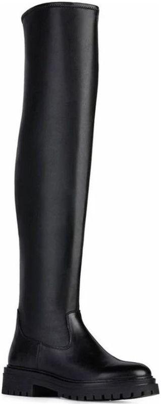 Geox - D Iridea H - Dameslaarzen - Zwart - Ademend - Ritssluiting