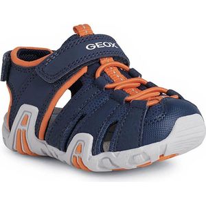 Geox B SANDAL KRAZE Sandale mit Fersen-Klettverschluss