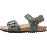 Geox - J GHITA BOY - Sandalen - Zwart - Synthetisch - Klittenbandsluiting