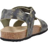Geox - J GHITA BOY - Sandalen - Zwart - Synthetisch - Klittenbandsluiting