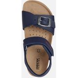 GEOX - GHITA - Sandalen - Marineblauw/Rood - Lederlook