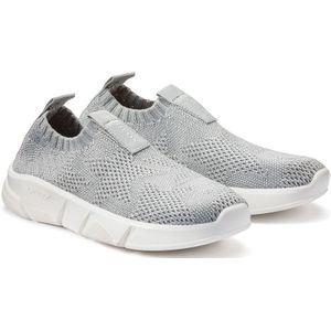 Instappers - Meisjes - Glanzende Gebreide Stof - Stevige Buitenzoal