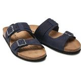 GEOX - Ghita - Muiltjes - Marineblauw - Leer