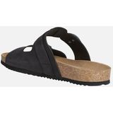 GEOX - GHITA - Sandalen - Zwart - Nubuck