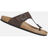 GEOX - GHITA - Sandalen - Koffiekleur - Nubuck - Licht en Schokdempend