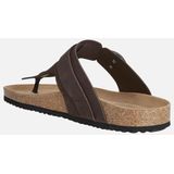 GEOX - GHITA - Sandalen - Koffiekleur - Nubuck - Licht en Schokdempend
