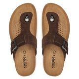 GEOX - GHITA - Sandalen - Koffiekleur - Nubuck - Licht en Schokdempend