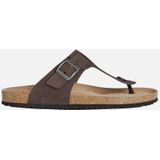 GEOX - GHITA - Sandalen - Koffiekleur - Nubuck - Licht en Schokdempend
