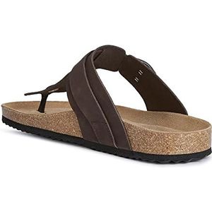 GEOX Schuhe Sandal Ghita Herr Dunkelbraun