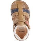 GEOX - MACCHIA - Sandalen - Karamel - Gewaxt Leer
