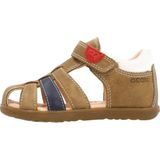 GEOX - MACCHIA - Sandalen - Karamel - Gewaxt Leer