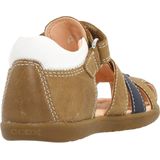 GEOX - MACCHIA - Sandalen - Karamel - Gewaxt Leer