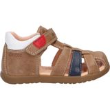 GEOX - MACCHIA - Sandalen - Karamel - Gewaxt Leer