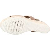 Geox - D Lipari E Wedges - Beige - Dames Schoenen