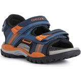 Geox Borealis Blauw-Oranje Sandaal
