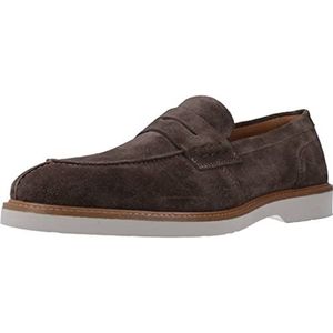 Geox, Schoenen, Heren, Bruin, 42 EU, Leer, Comfortabele Instappers