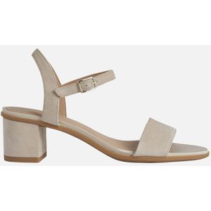 Geox - D25RXB 00021 - Sandalen - Beige - Suède en Rundleder