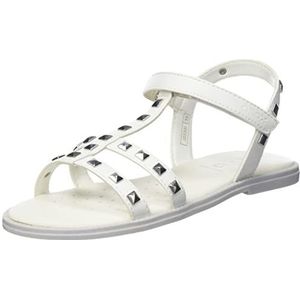 Geox J Karly Girl sandalen voor meisjes, wit, 31 EU