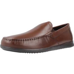 Geox Heren U Sile Moccasin, Light Brown, 40 EU