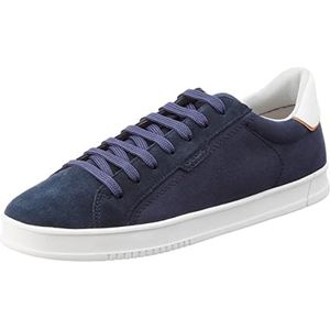 Geox U Pieve herensneakers, Navy Blauw