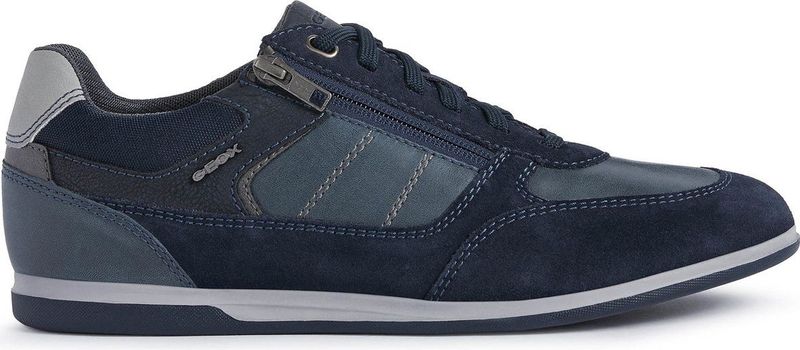 Geox - U Renan - Sneakers - Blauw - Rubberen Zool - Ademend Membraan