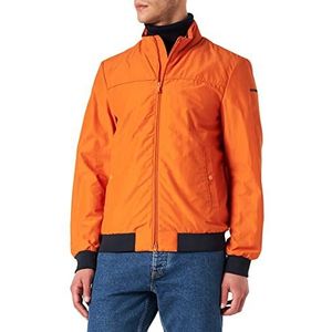Geox - Bomberjack - Oranje - Katoen - Ademend en Waterdicht